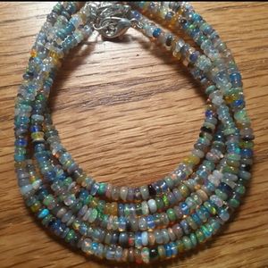 Genuine Fire Opal Bracelet - 1pcs